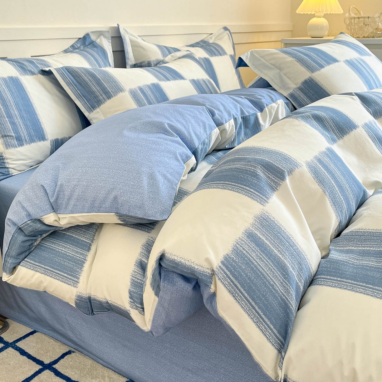 91家纺网 家纺一手货源 找家纺 涵宸家纺 2025新款亲肤舒适全棉印花四件套-68系列 总 D简西