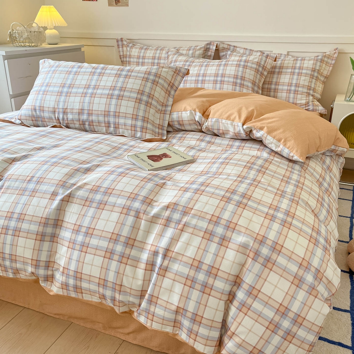 91家纺网 家纺一手货源 找家纺 涵宸家纺 2025新款亲肤舒适全棉印花四件套-68系列 总 D约里克