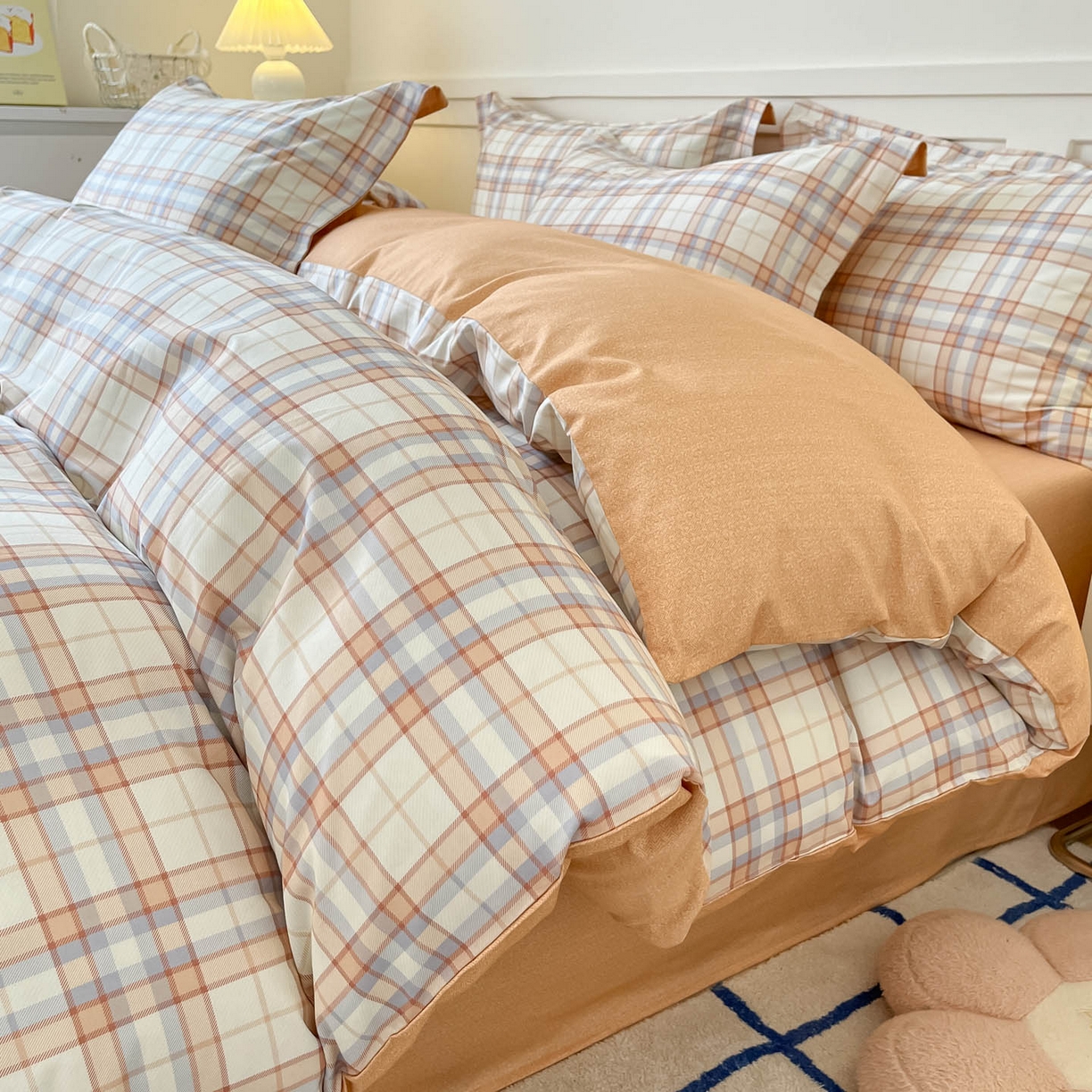 91家纺网 家纺一手货源 找家纺 涵宸家纺 2025新款亲肤舒适全棉印花四件套-68系列 总 D约里克