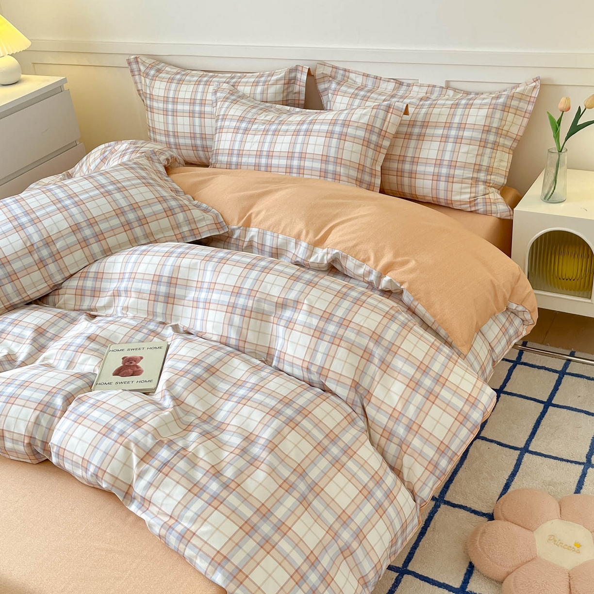 91家纺网 家纺一手货源 找家纺 涵宸家纺 2025新款亲肤舒适全棉印花四件套-68系列 总 D约里克