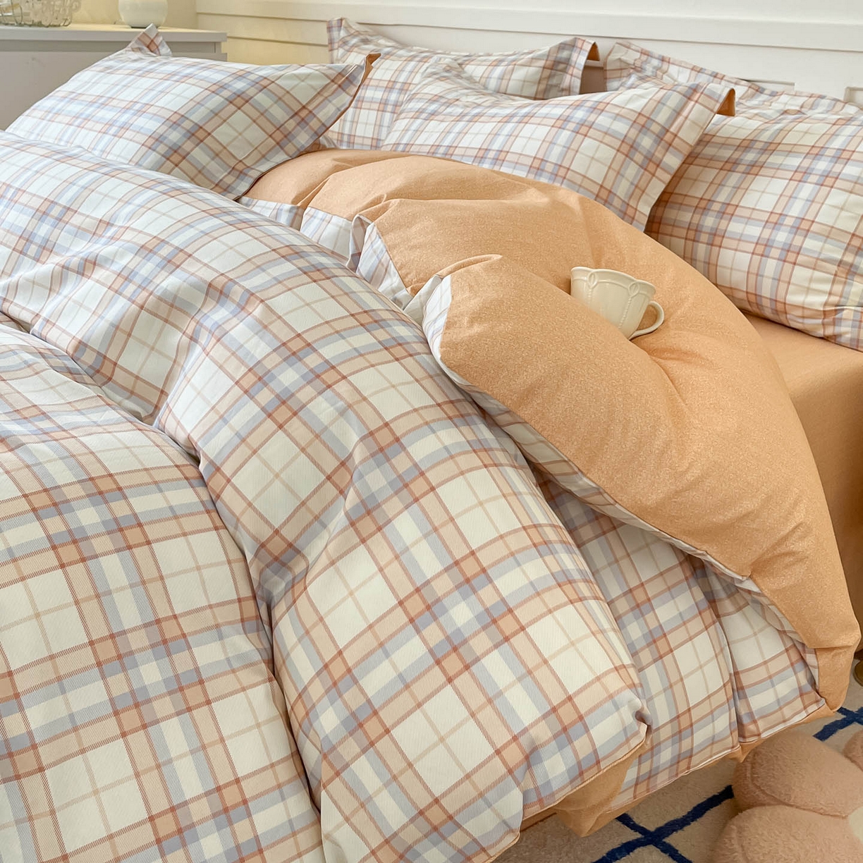 91家纺网 家纺一手货源 找家纺 涵宸家纺 2025新款亲肤舒适全棉印花四件套-68系列 总 D约里克