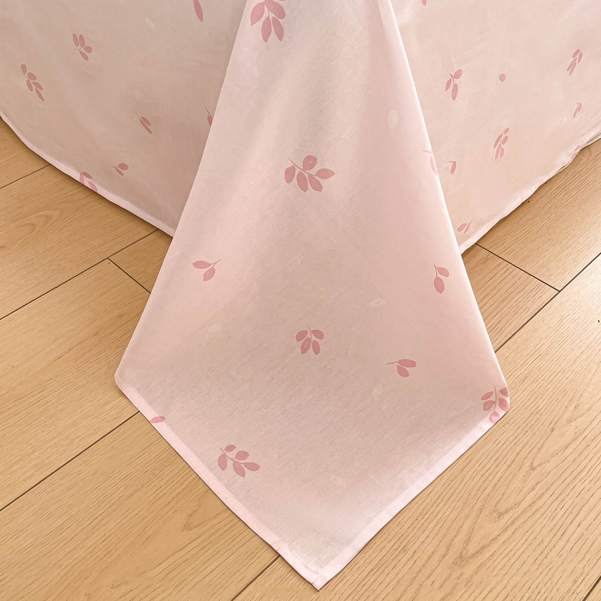 91家纺网 家纺一手货源 找家纺 涵宸家纺 2025新款亲肤舒适全棉印花四件套-68系列 总 F花涧-粉