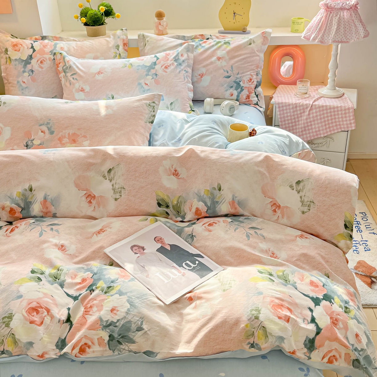 91家纺网 家纺一手货源 找家纺 涵宸家纺 2025新款亲肤舒适全棉印花四件套-68系列 总 F若兰