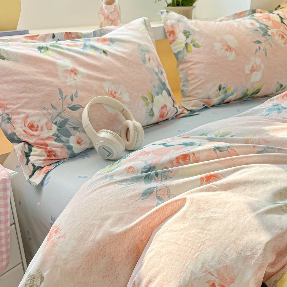 91家纺网 家纺一手货源 找家纺 涵宸家纺 2025新款亲肤舒适全棉印花四件套-68系列 总 F若兰