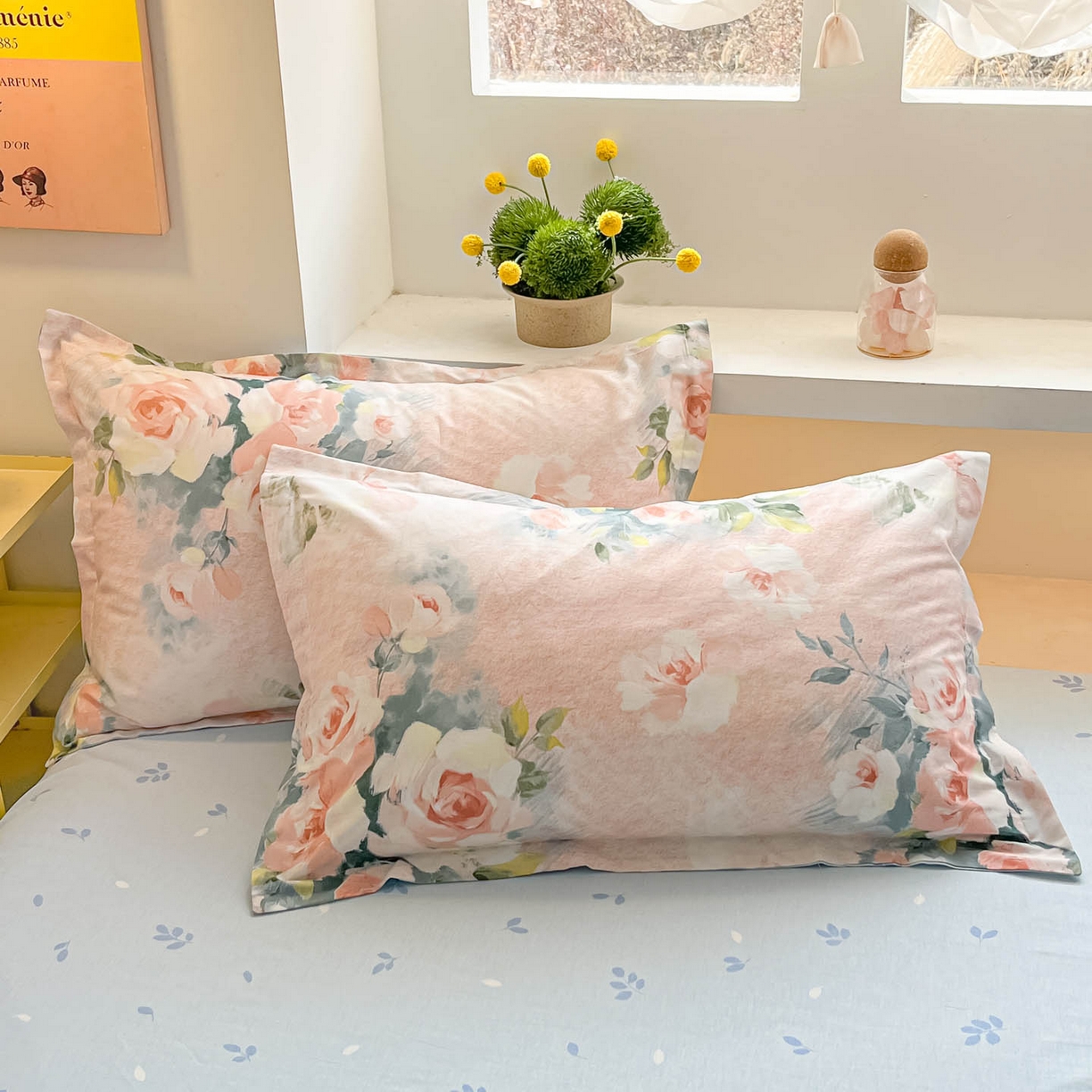 91家纺网 家纺一手货源 找家纺 涵宸家纺 2025新款亲肤舒适全棉印花四件套-68系列 总 F若兰