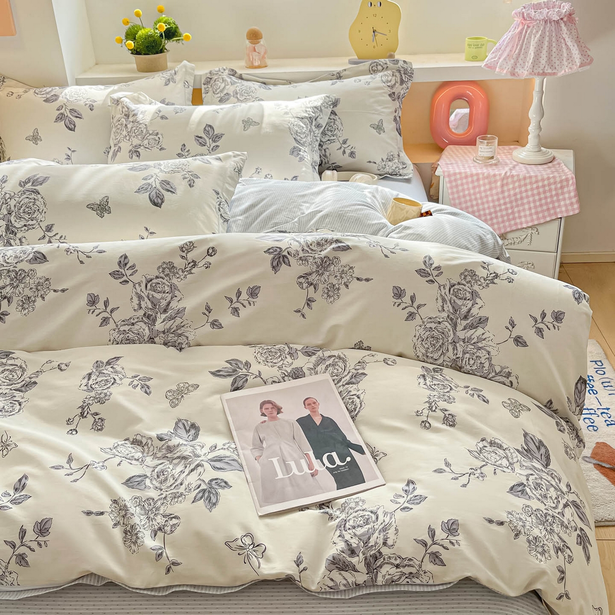 91家纺网 家纺一手货源 找家纺 涵宸家纺 2025新款亲肤舒适全棉印花四件套-68系列 总 F秀雅