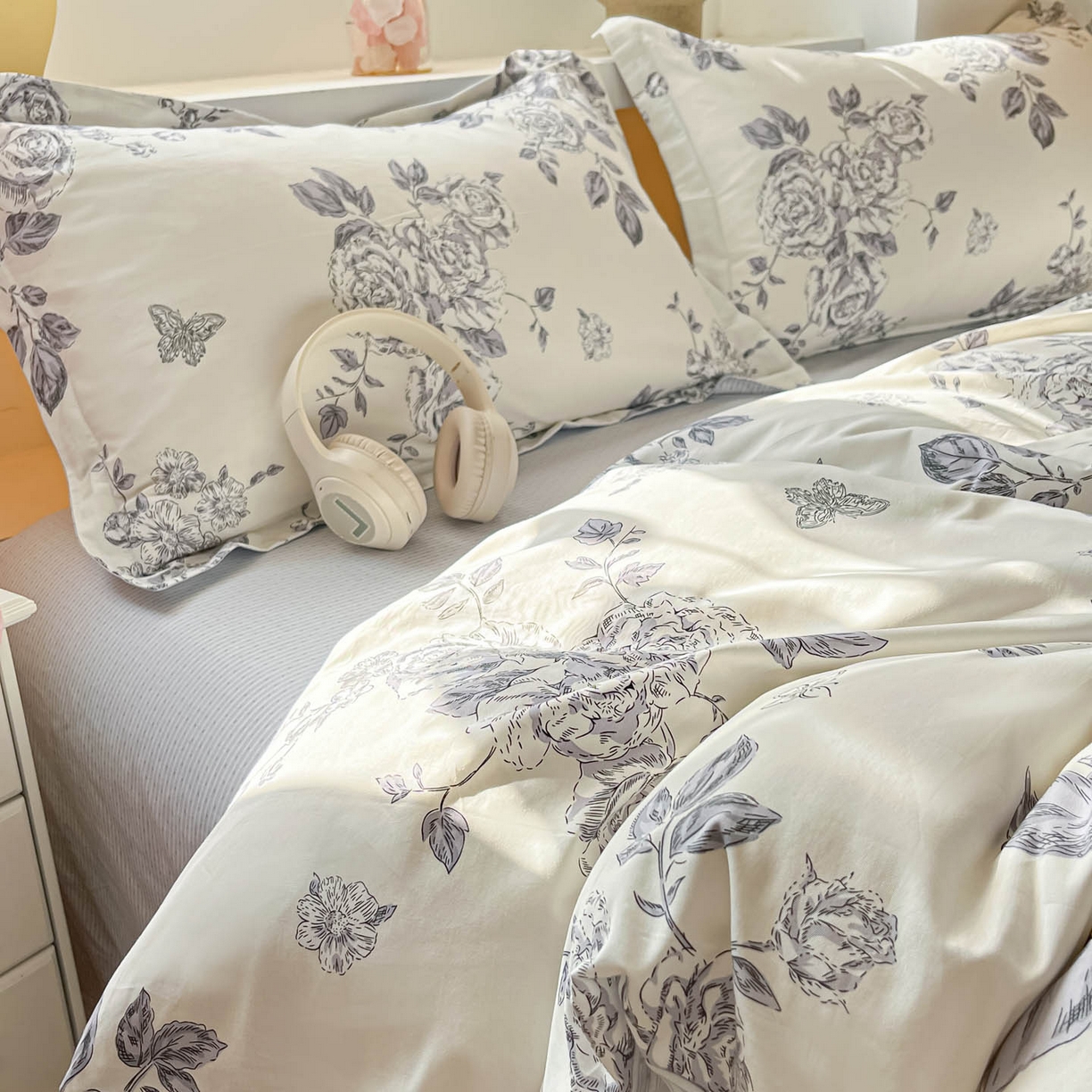 91家纺网 家纺一手货源 找家纺 涵宸家纺 2025新款亲肤舒适全棉印花四件套-68系列 总 F秀雅