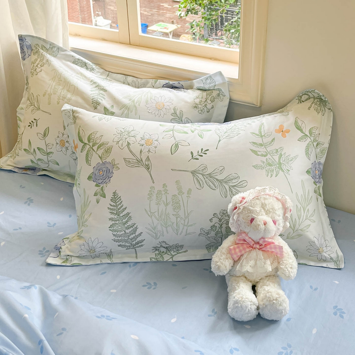 91家纺网 家纺一手货源 找家纺 涵宸家纺 2025新款亲肤舒适全棉印花四件套-68系列 总 B花仙子