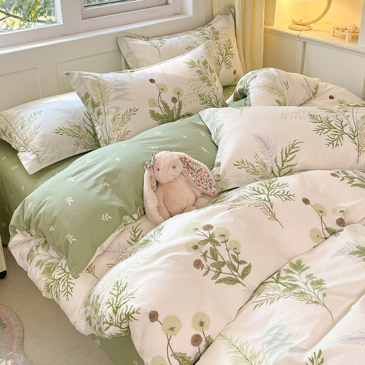 91家纺网 家纺一手货源 找家纺 涵宸家纺 2025新款亲肤舒适全棉印花四件套-68系列 总 B金秋