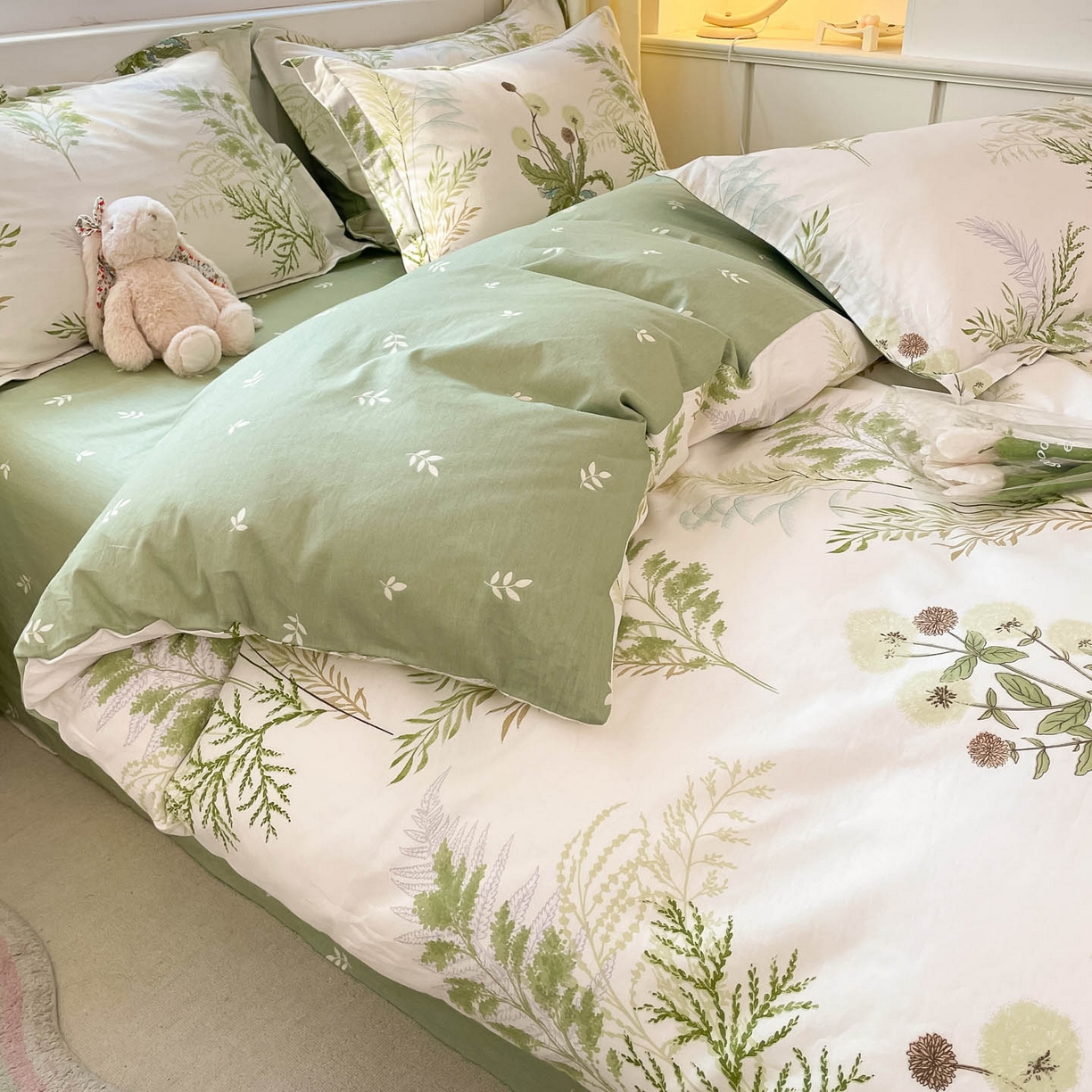 91家纺网 家纺一手货源 找家纺 涵宸家纺 2025新款亲肤舒适全棉印花四件套-68系列 总 B金秋