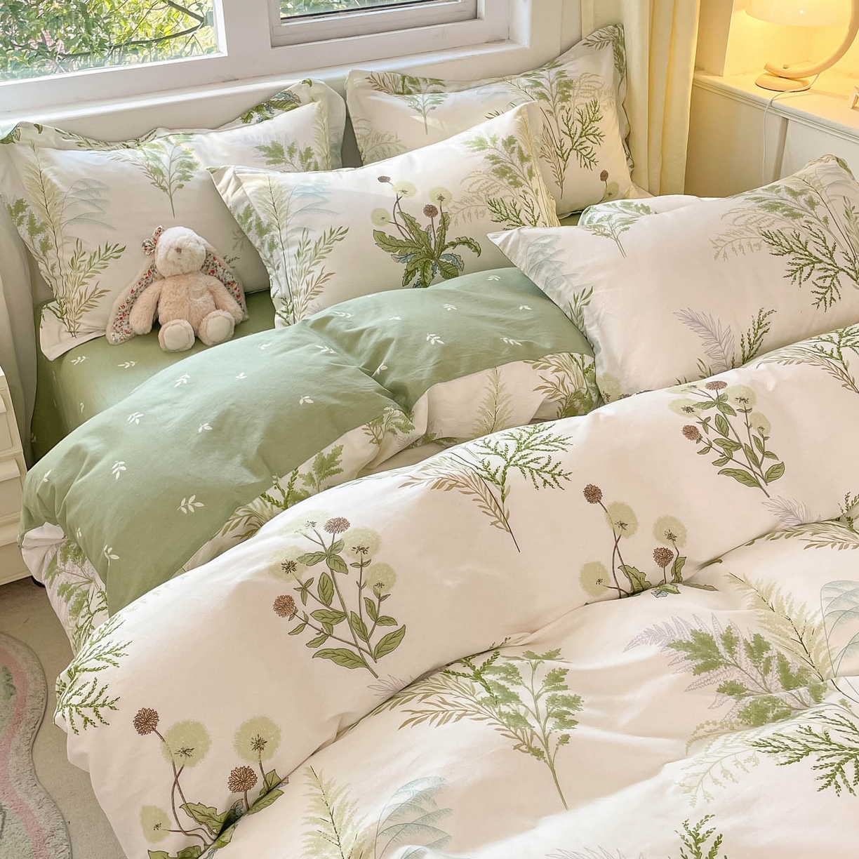 91家纺网 家纺一手货源 找家纺 涵宸家纺 2025新款亲肤舒适全棉印花四件套-68系列 总 B金秋