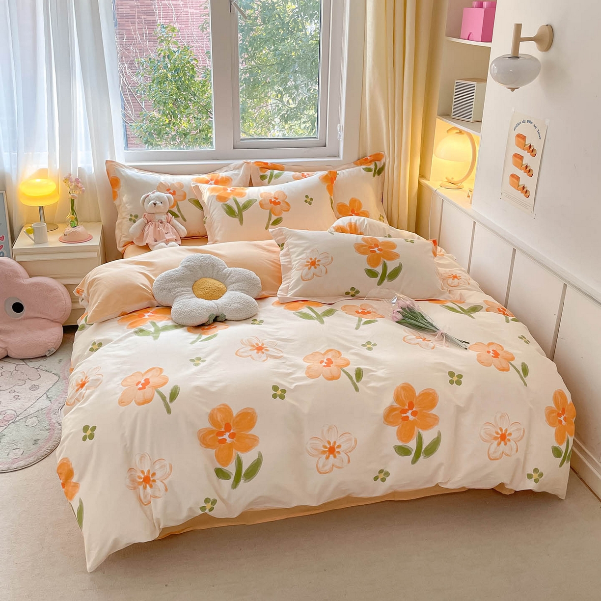 91家纺网 家纺一手货源 找家纺 涵宸家纺 2025新款亲肤舒适全棉印花四件套-68系列 总 B香榭