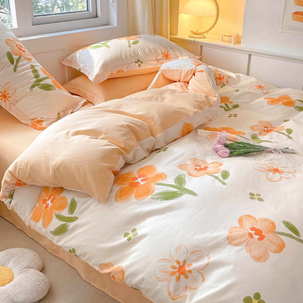 91家纺网 家纺一手货源 找家纺 涵宸家纺 2025新款亲肤舒适全棉印花四件套-68系列 总 B香榭