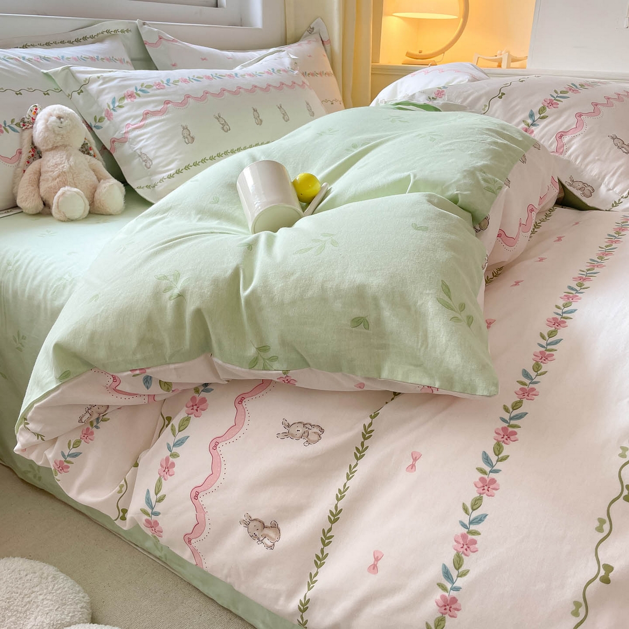 91家纺网 家纺一手货源 找家纺 涵宸家纺 2025新款亲肤舒适全棉印花四件套-68系列 总 B辛德瑞拉