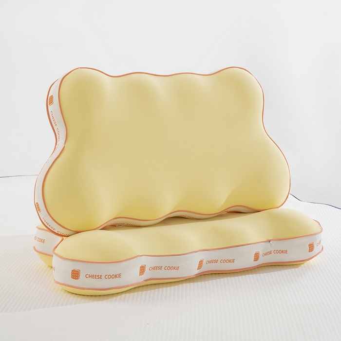 91家纺网 家纺一手货源 找家纺 （总）昕科 2026新款奶油曲奇饼干记忆棉枕-成人记忆棉枕芯饼干枕头