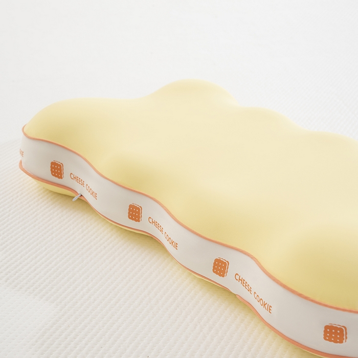 91家纺网 家纺一手货源 找家纺 昕科 2026新款奶油曲奇饼干记忆棉枕-成人记忆棉枕芯饼干枕头 曲奇枕头一只装