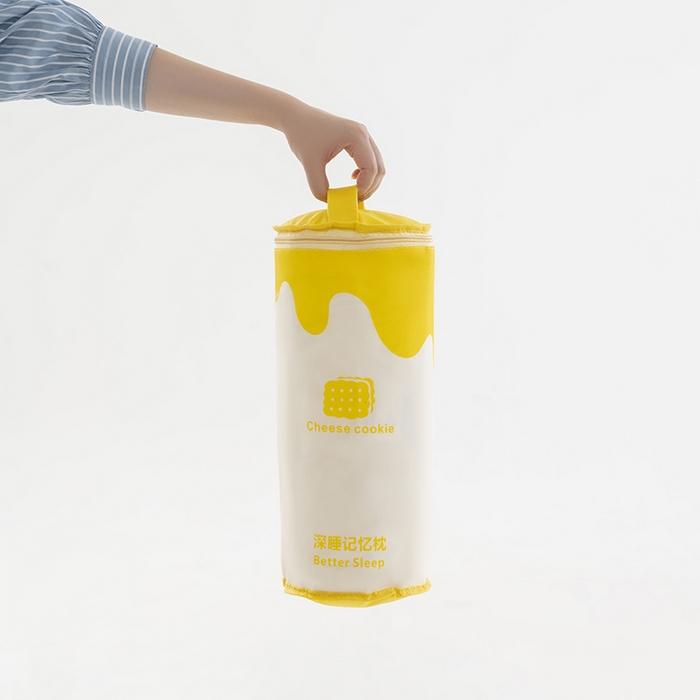 91家纺网 家纺一手货源 找家纺 昕科 2026新款奶油曲奇饼干记忆棉枕-成人记忆棉枕芯饼干枕头 曲奇枕头一对装