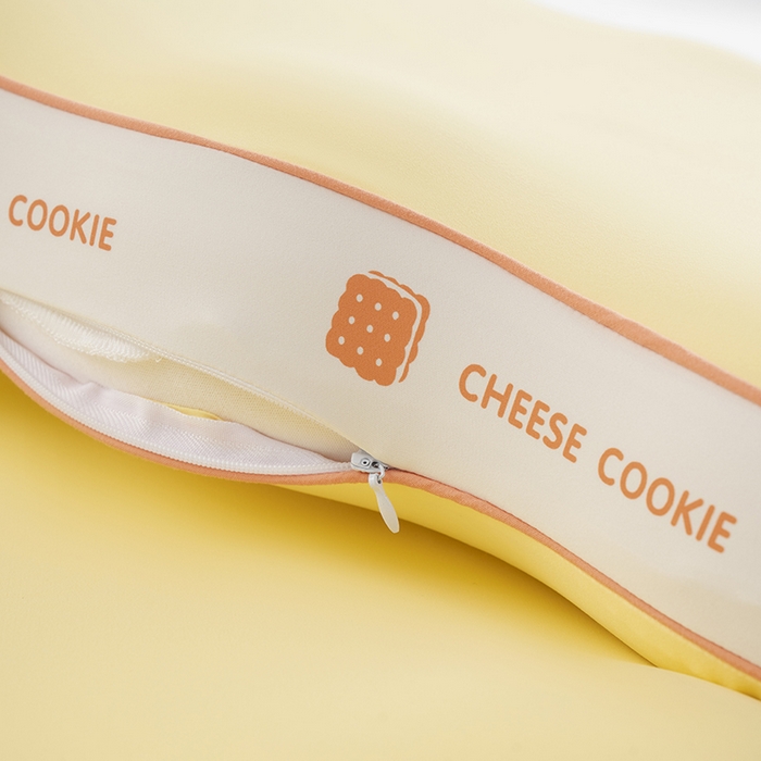 91家纺网 家纺一手货源 找家纺 昕科 2026新款奶油曲奇饼干记忆棉枕-成人记忆棉枕芯饼干枕头 曲奇枕头一对装