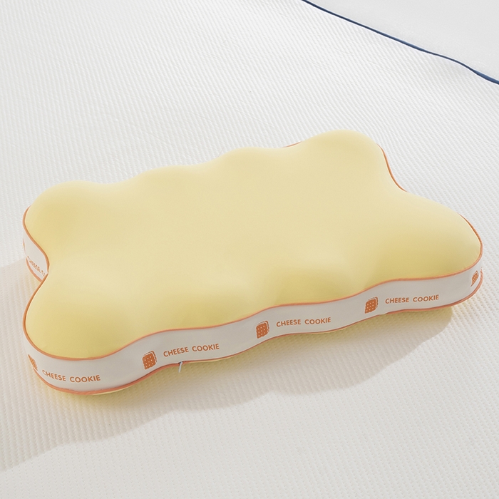 91家纺网 家纺一手货源 找家纺 昕科 2026新款奶油曲奇饼干记忆棉枕-成人记忆棉枕芯饼干枕头 曲奇枕头一只装