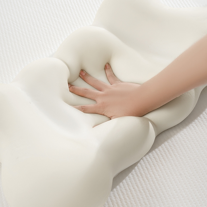 91家纺网 家纺一手货源 找家纺 昕科 2026新款奶油曲奇饼干记忆棉枕-成人记忆棉枕芯饼干枕头 曲奇枕头一只装