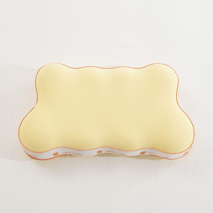 91家纺网 家纺一手货源 找家纺 昕科 2026新款奶油曲奇饼干记忆棉枕-成人记忆棉枕芯饼干枕头 曲奇枕头一只装