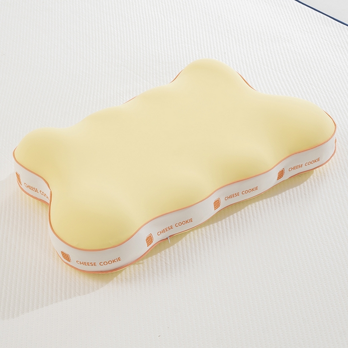 91家纺网 家纺一手货源 找家纺 昕科 2026新款奶油曲奇饼干记忆棉枕-成人记忆棉枕芯饼干枕头 曲奇枕头一只装