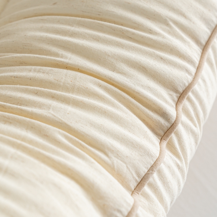 91家纺网 家纺一手货源 找家纺 昕科 2026新款亚麻蒲公英枕-棉麻枕芯刺绣亚麻枕头 亚麻蒲公英枕/一只装