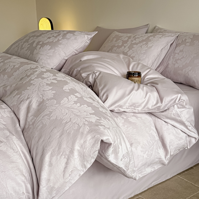 91家纺网 家纺一手货源 找家纺 （总）如一  2026新款60S全棉水洗提花立体厚织浮雕四件套