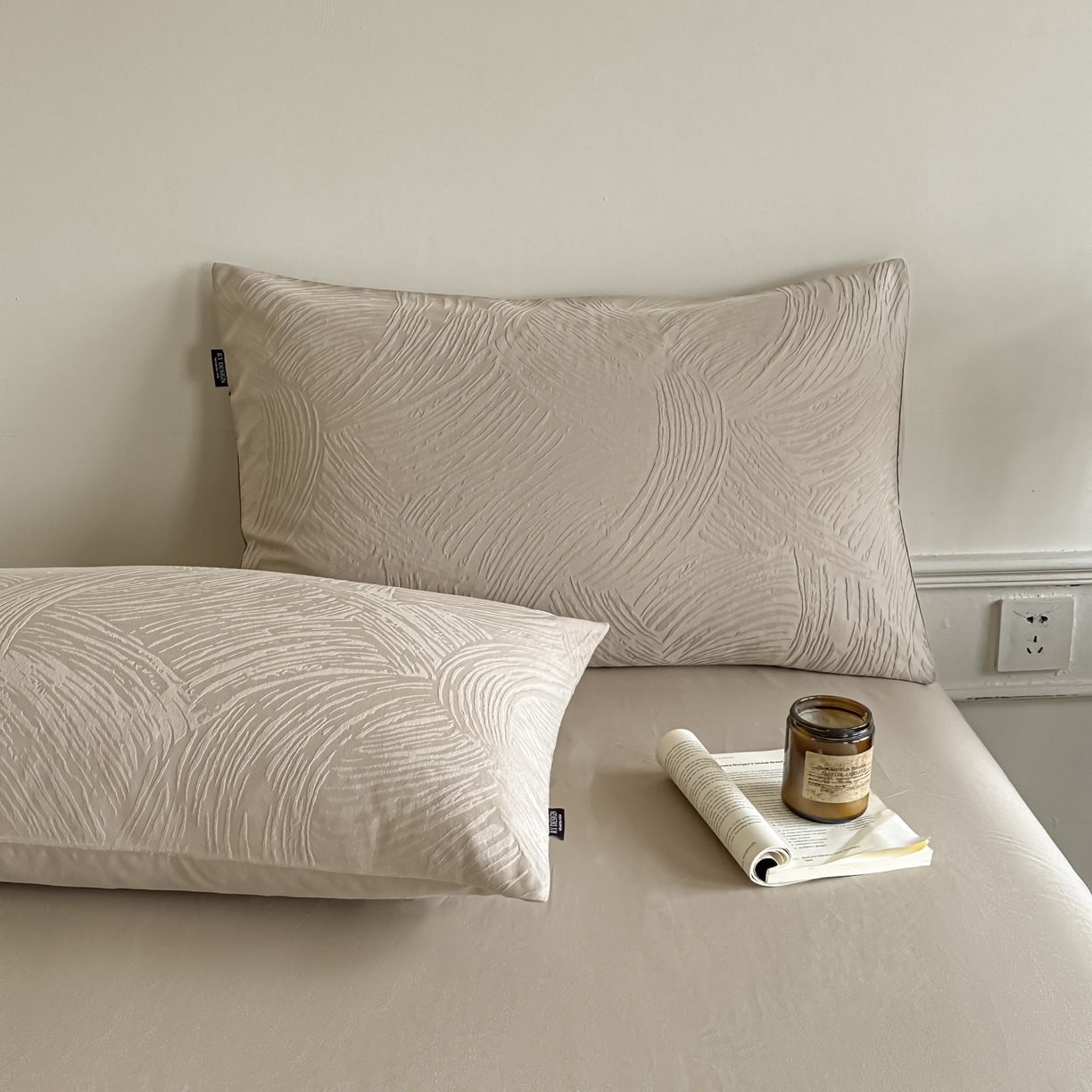 91家纺网 家纺一手货源 找家纺 （总）如一  2026新款60S全棉水洗提花立体厚织浮雕四件套