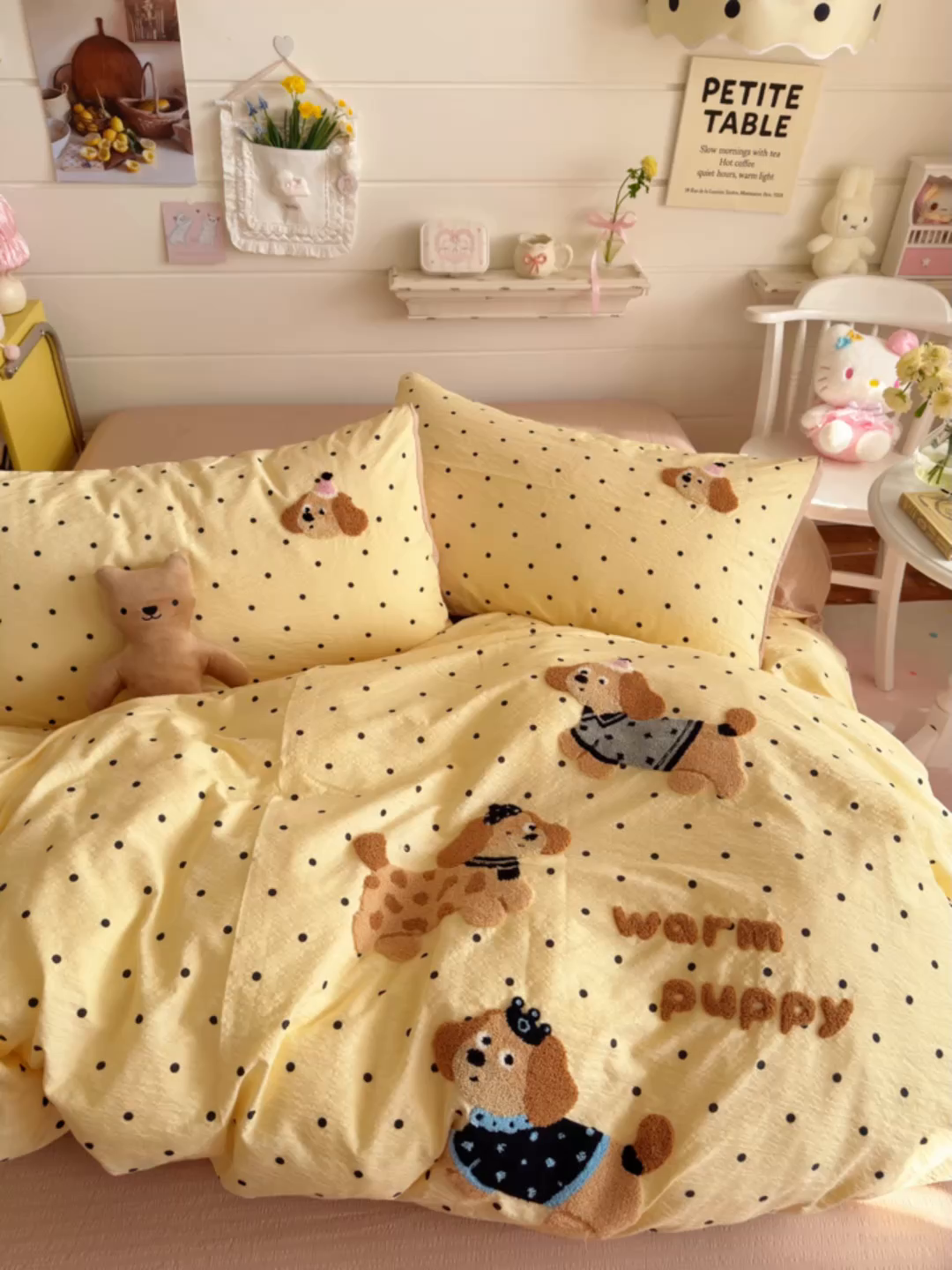 91家纺网 家纺一手货源 找家纺 （总）卡斯诺家纺馆 2026新款皱皱棉双层纱毛巾绣四件套（下载文件包含买家秀）