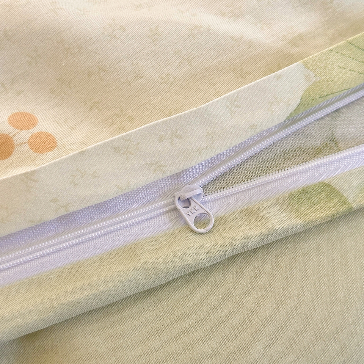 91家纺网 家纺一手货源 找家纺 乐童家纺 2026新款全棉网红直播爆款吊边一字绣工艺款四件套-系列二 银杏疏影