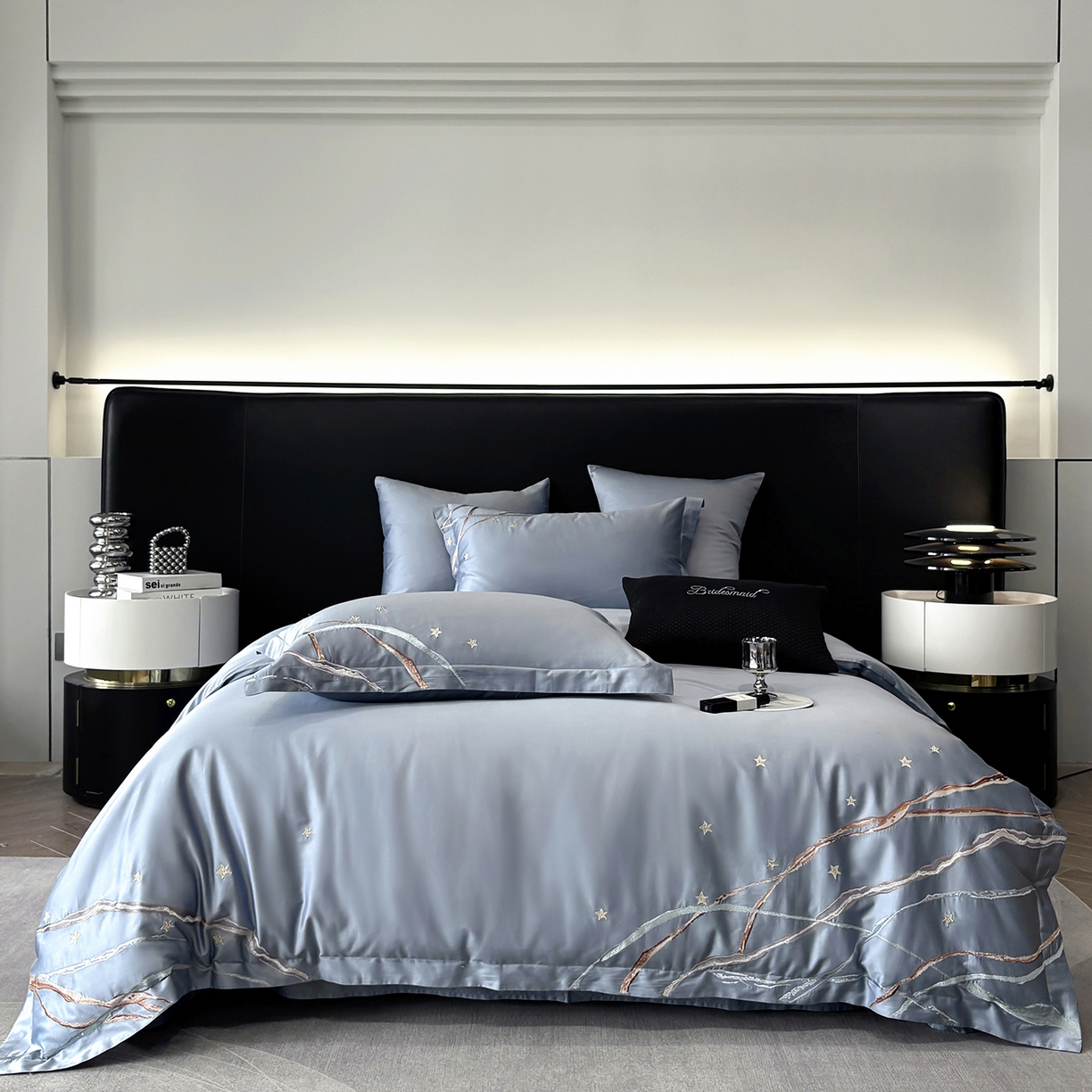 91家纺网 家纺一手货源 找家纺 （总）曼布缇 2026春夏新款长绒棉绣花新品四件套-赛拉罗（严格控价券后378元起）控价超级立减活动后：券后378元起（额外设卷也不能低于此价格）会员减20 