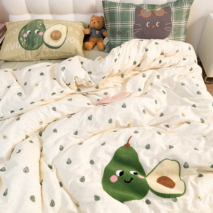 91家纺网 家纺一手货源 找家纺 （总）淑女公社家纺 2026新款法式立体蝴蝶花边棉麻四件套