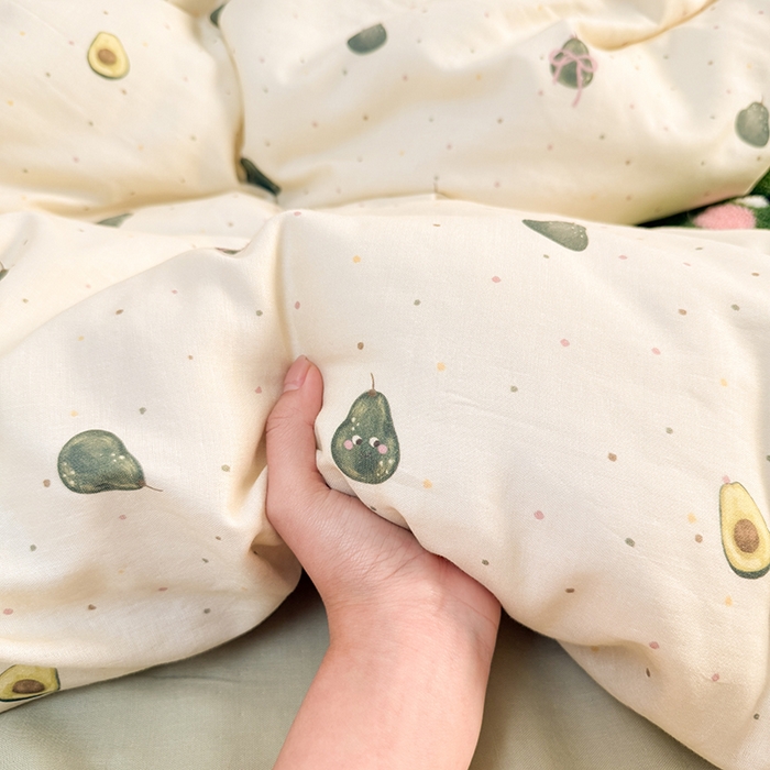 91家纺网 家纺一手货源 找家纺 淑女公社家纺 2026新款印加绣双层纱全棉纯棉四件套 富得流油