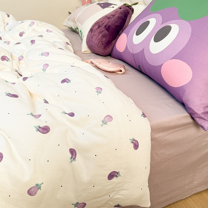 91家纺网 家纺一手货源 找家纺 淑女公社家纺 2026新款印加绣双层纱全棉纯棉四件套 紫气东来