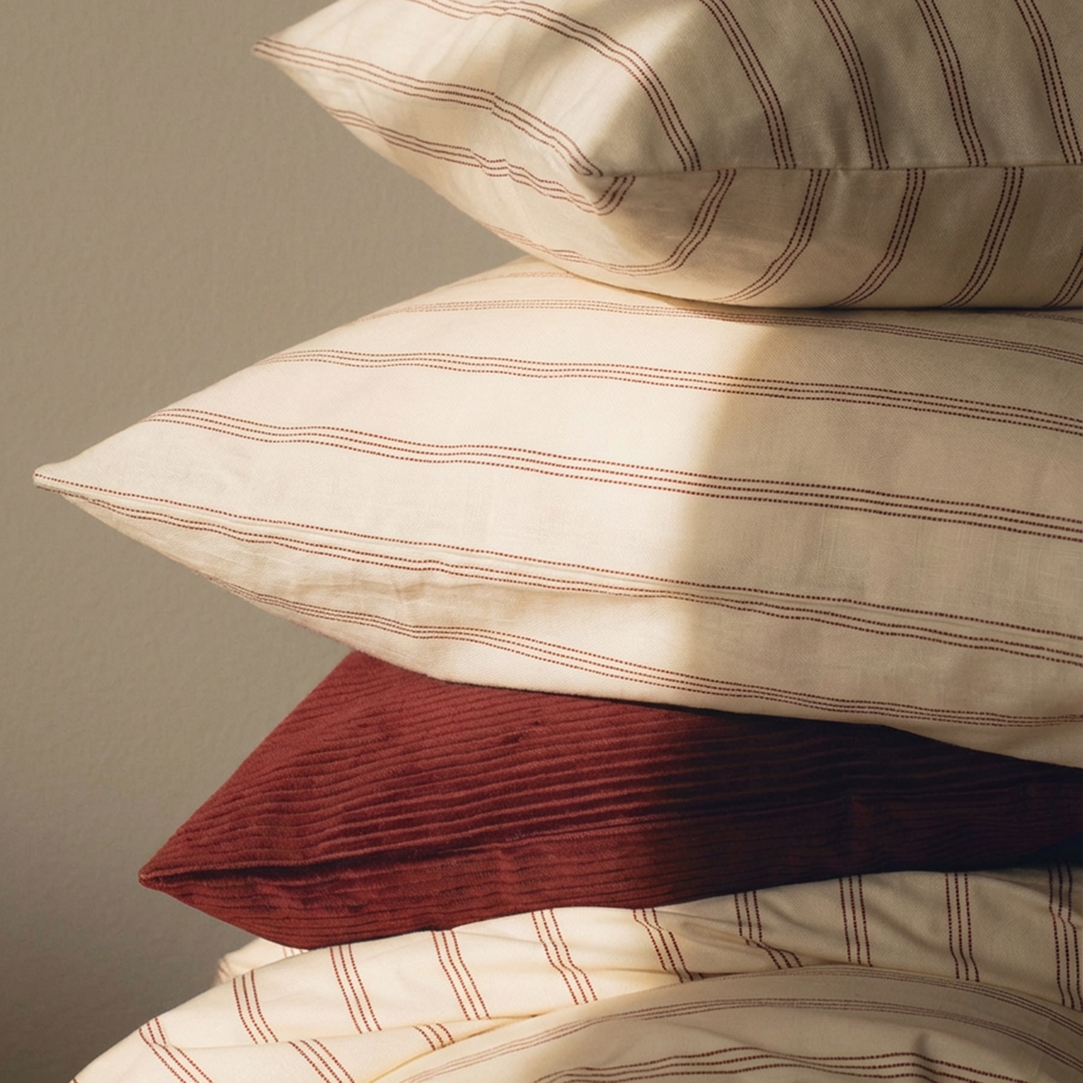 91家纺网 家纺一手货源 找家纺 原研家居 2026新款舒适亲肤水洗棉麻四件套 云栖