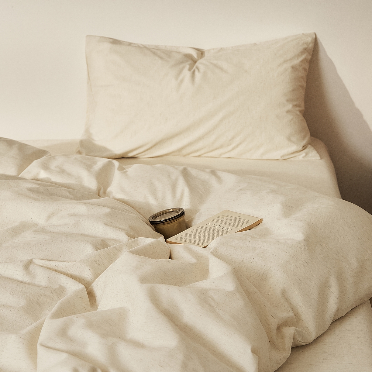 91家纺网 家纺一手货源 找家纺 原研家居 2026新款舒适亲肤水洗棉麻四件套 陌本