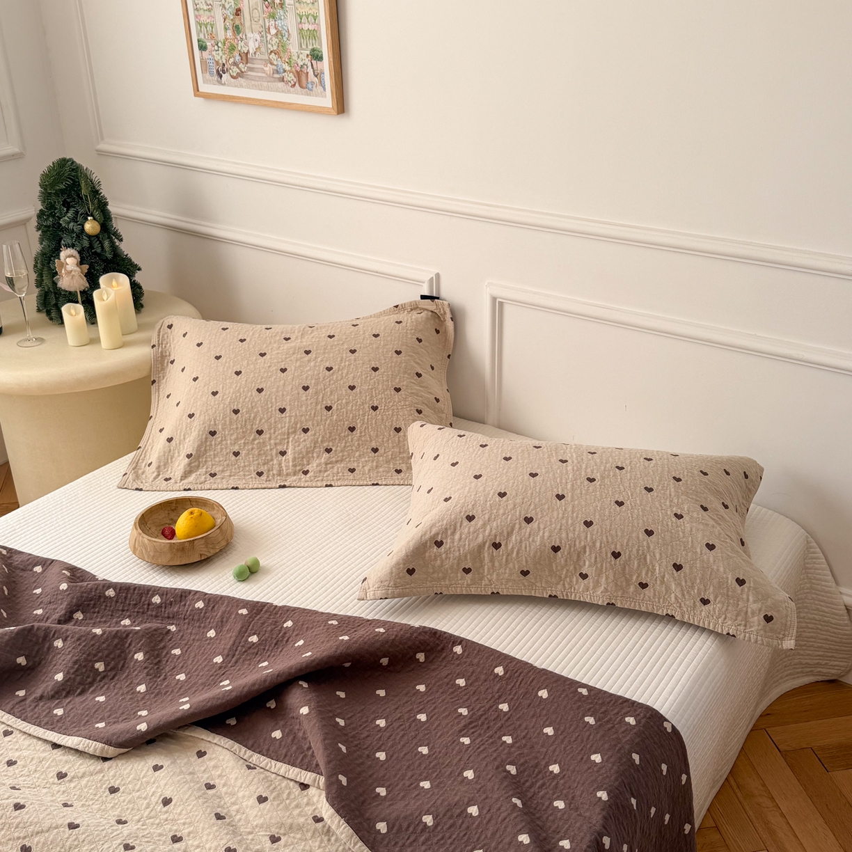 91家纺网 家纺一手货源 找家纺 （总）沐瑟家纺 2026新款心情纯棉纱布枕巾