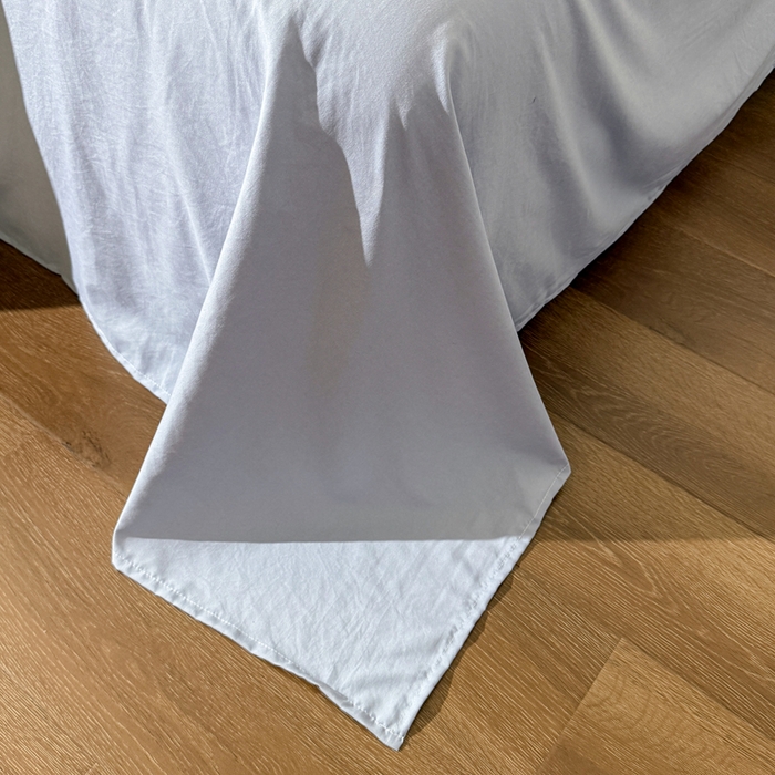 91家纺网 家纺一手货源 找家纺 你好美丽 2026新款提花水洗棉大宽边四件套-诺澜系列 诺澜灰