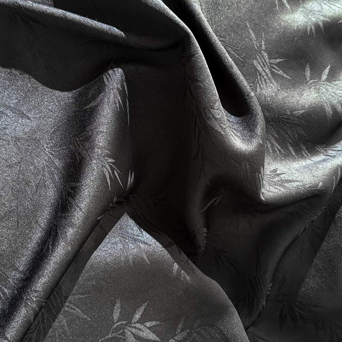 91家纺网 家纺一手货源 找家纺 你好美丽 2026新款提花水洗棉大宽边四件套-诺澜系列 诺澜黑