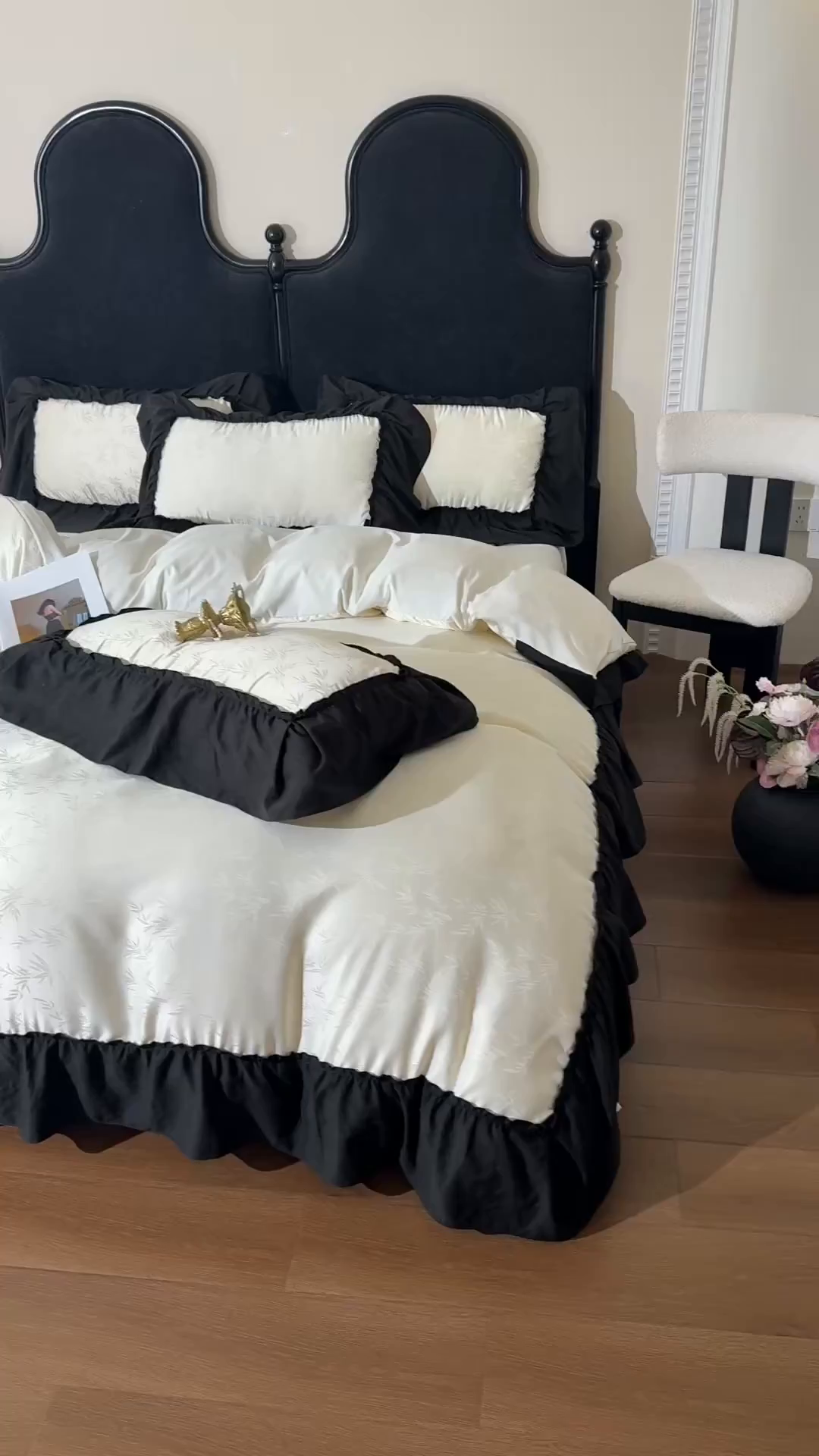 91家纺网 家纺一手货源 找家纺 （总）你好美丽 2026新款提花水洗棉大宽边四件套-诺澜系列