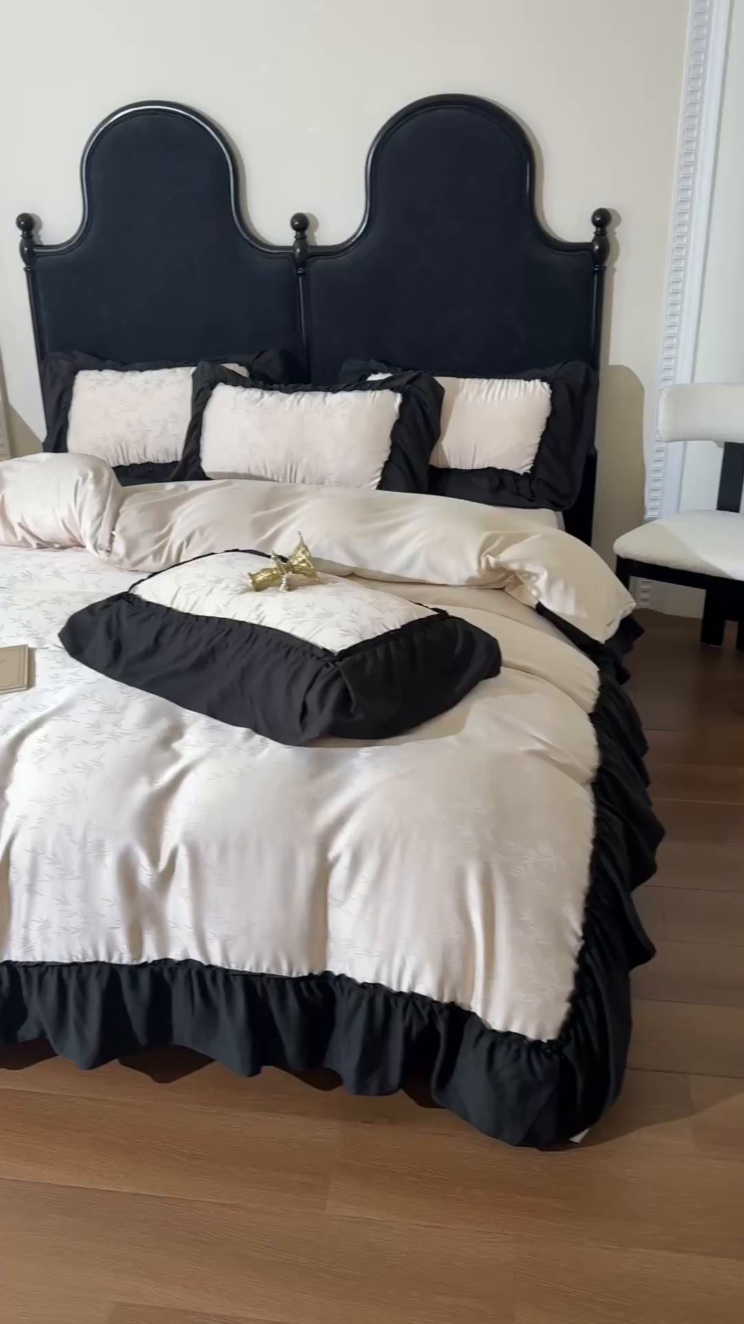 91家纺网 家纺一手货源 找家纺 你好美丽 2026新款提花水洗棉大宽边四件套-诺澜系列 诺澜杏