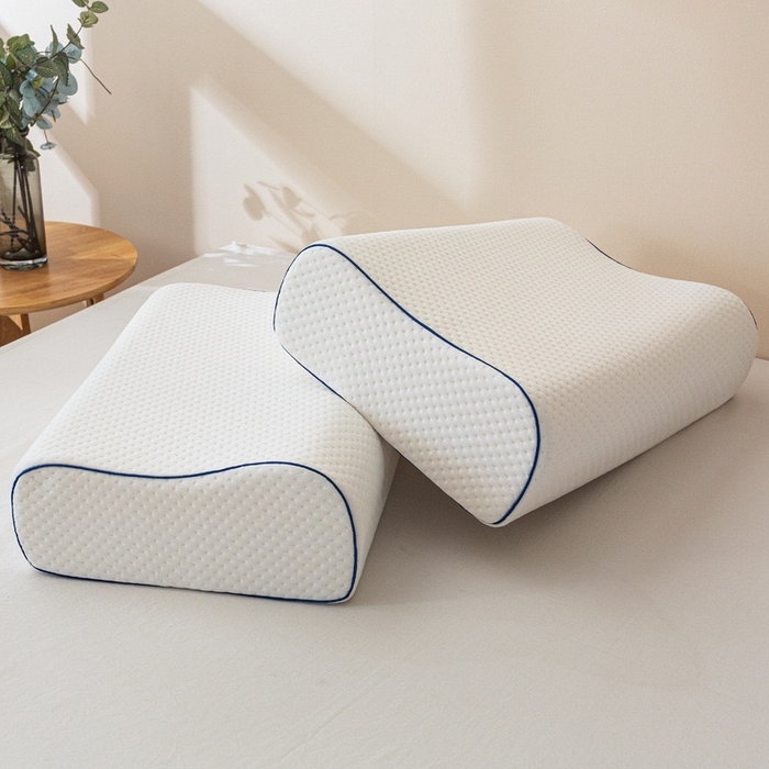 91家纺网 家纺一手货源 找家纺 （总）绮甜枕语 2026新款护颈椎睡眠枕加高加大单人记忆棉枕芯跨境亚马逊慢回弹记忆棉枕头