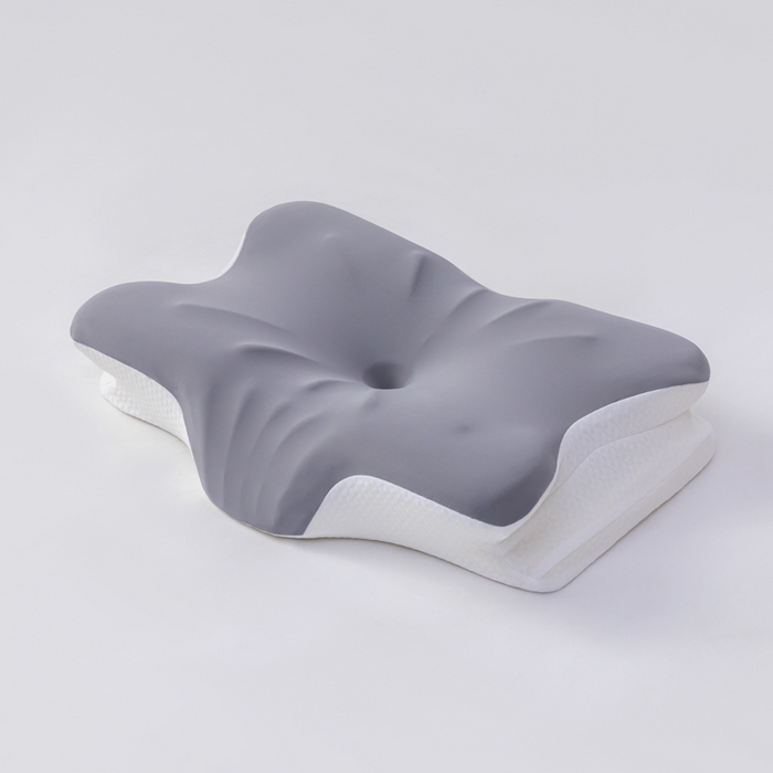 91家纺网 家纺一手货源 找家纺 （总）绮甜枕语 2026新款亚马逊异形牛角枕记忆棉护颈冰丝助睡眠跨境枕头慢回弹支撑蝶形枕