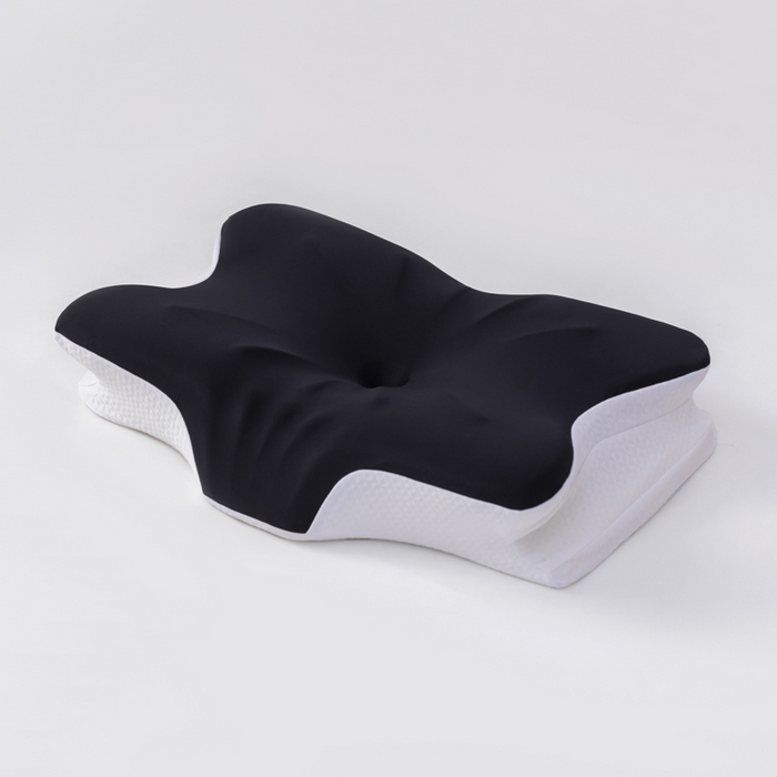 91家纺网 家纺一手货源 找家纺 （总）绮甜枕语 2026新款亚马逊异形牛角枕记忆棉护颈冰丝助睡眠跨境枕头慢回弹支撑蝶形枕