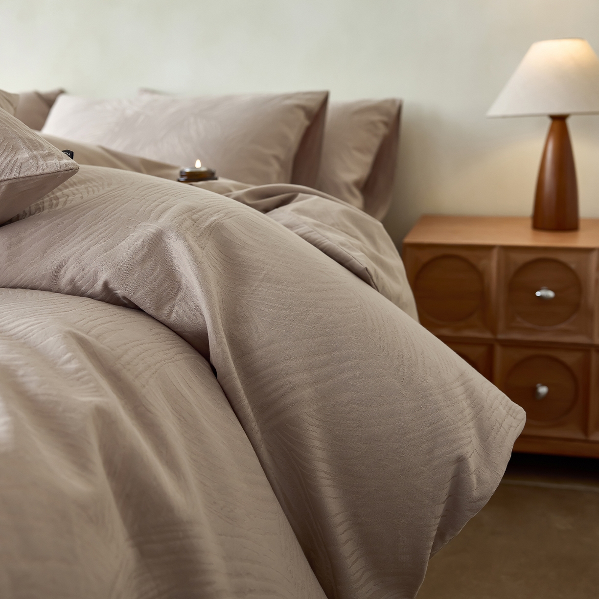 91家纺网 家纺一手货源 找家纺 （总）小懒猪 2026新款亲肤舒适立体全棉纯棉提花四件套-系列三