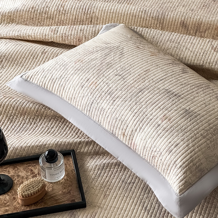 91家纺网 家纺一手货源 找家纺 yyds网供 2026春夏季A类全棉水洗棉夹棉床盖三件套绗缝印花卉ins风四季通用多功能榻榻米 会员优惠 A层全棉+B层羽丝棉+C层全棉 这个价格为销售控价 梦蝶-印花