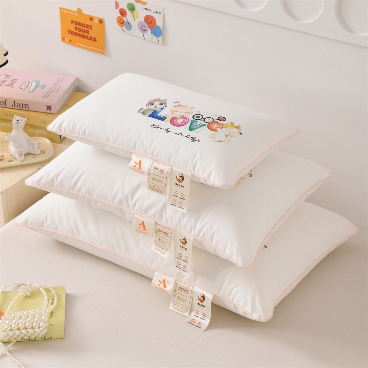 91家纺网 家纺一手货源 找家纺 （总）织布人 2026新款A类全棉卡通软枕枕头枕芯