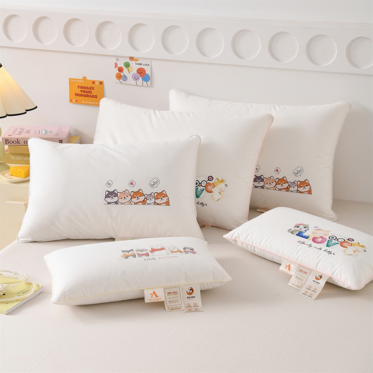 91家纺网 家纺一手货源 找家纺 （总）织布人 2026新款A类全棉卡通软枕枕头枕芯