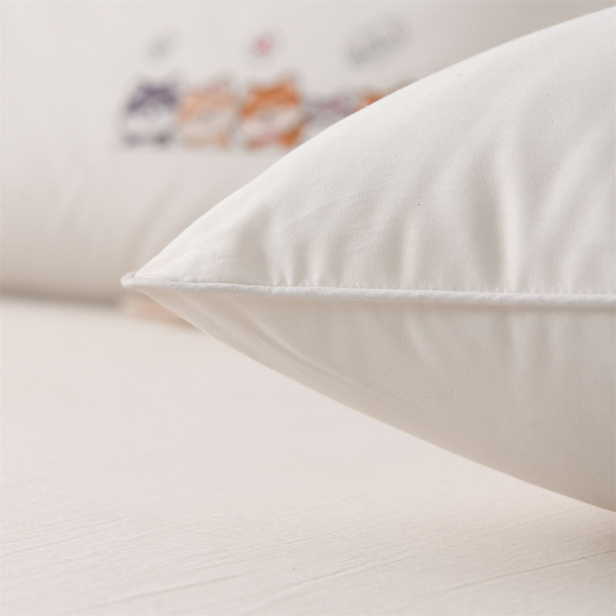 91家纺网 家纺一手货源 找家纺 织布人 2026新款A类全棉卡通软枕枕头枕芯 小狗乐园